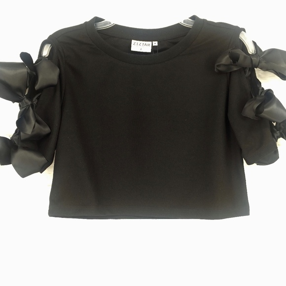 ASOS Ziztar Cinderella's Magic Ribbon Top w/ Bow - Picture 5 of 6